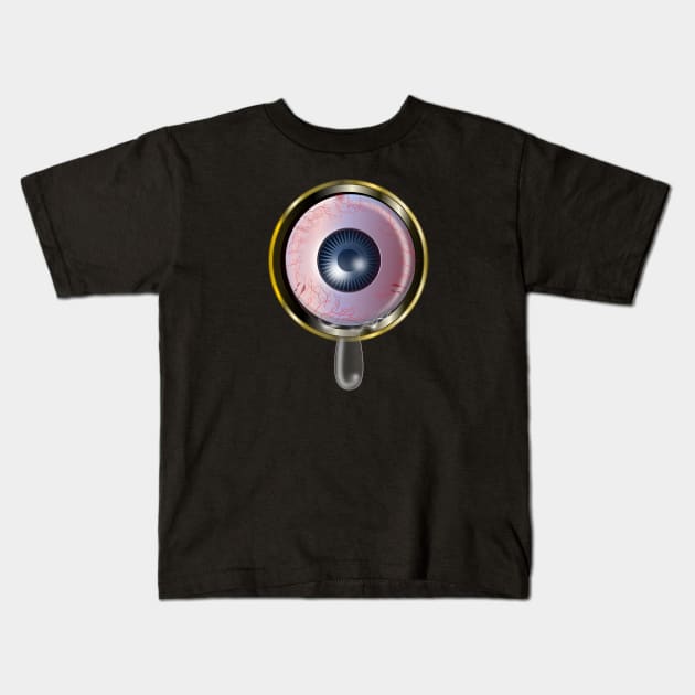 Evil Eye - Crying Teardrop Kids T-Shirt by geodesyn